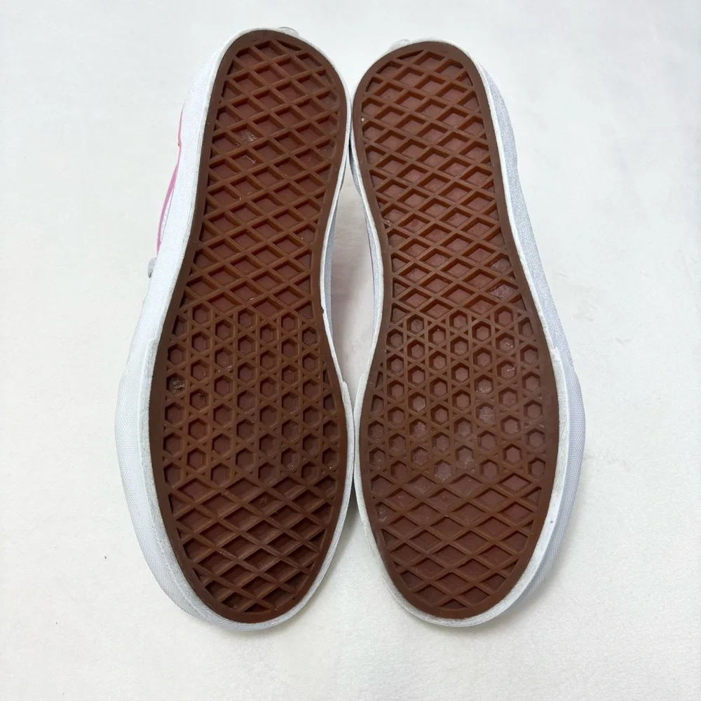 Vans Color Block Multi‎ Colored Pink Yellow Blue Vans Junior size 5